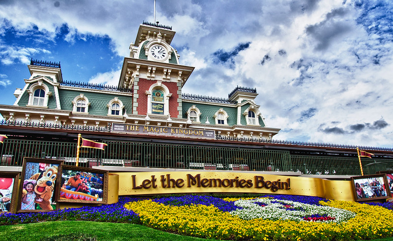 The Magical Kingdom Theme Park Entrance