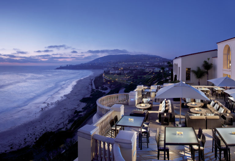 A View of Terrace Dining Space of Ritz Carlton