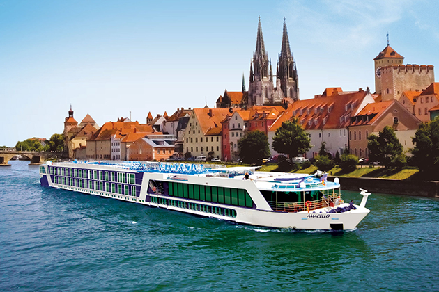 A Cruise Ship With Glass Widows on the Side