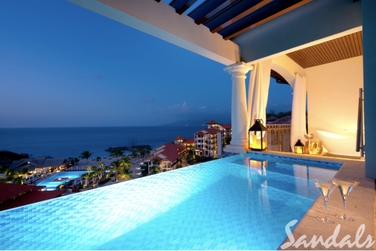 An Infinity Pool by a Corridor for a Room